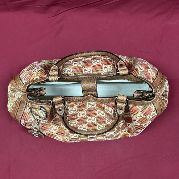 Gucci Sukey Multicolor Medium Handbag Purse "Neiman Marcus Exclusive" 211944 - Picture 10 of 14